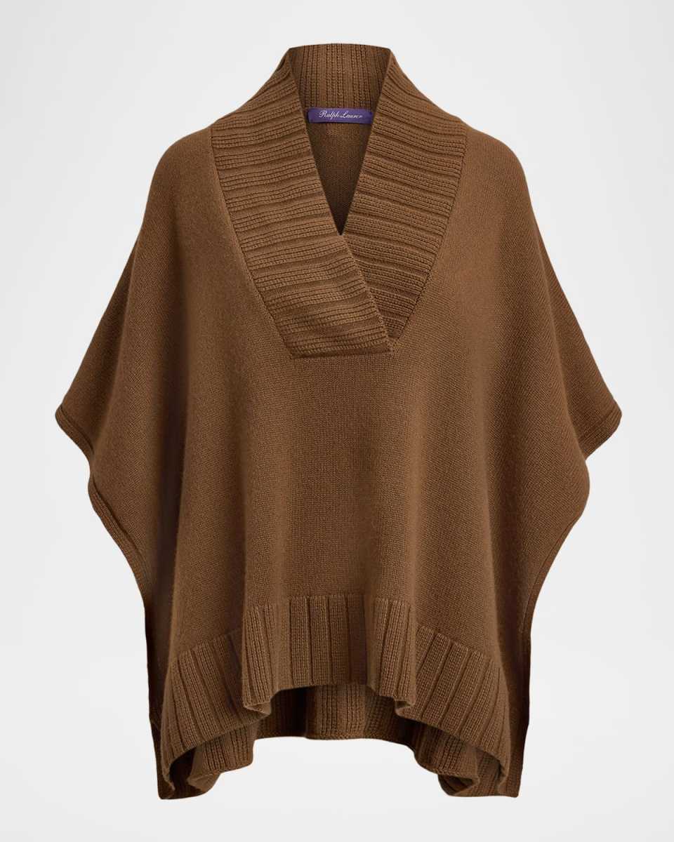 Lofty Cashmere Jersey Cape Sweater